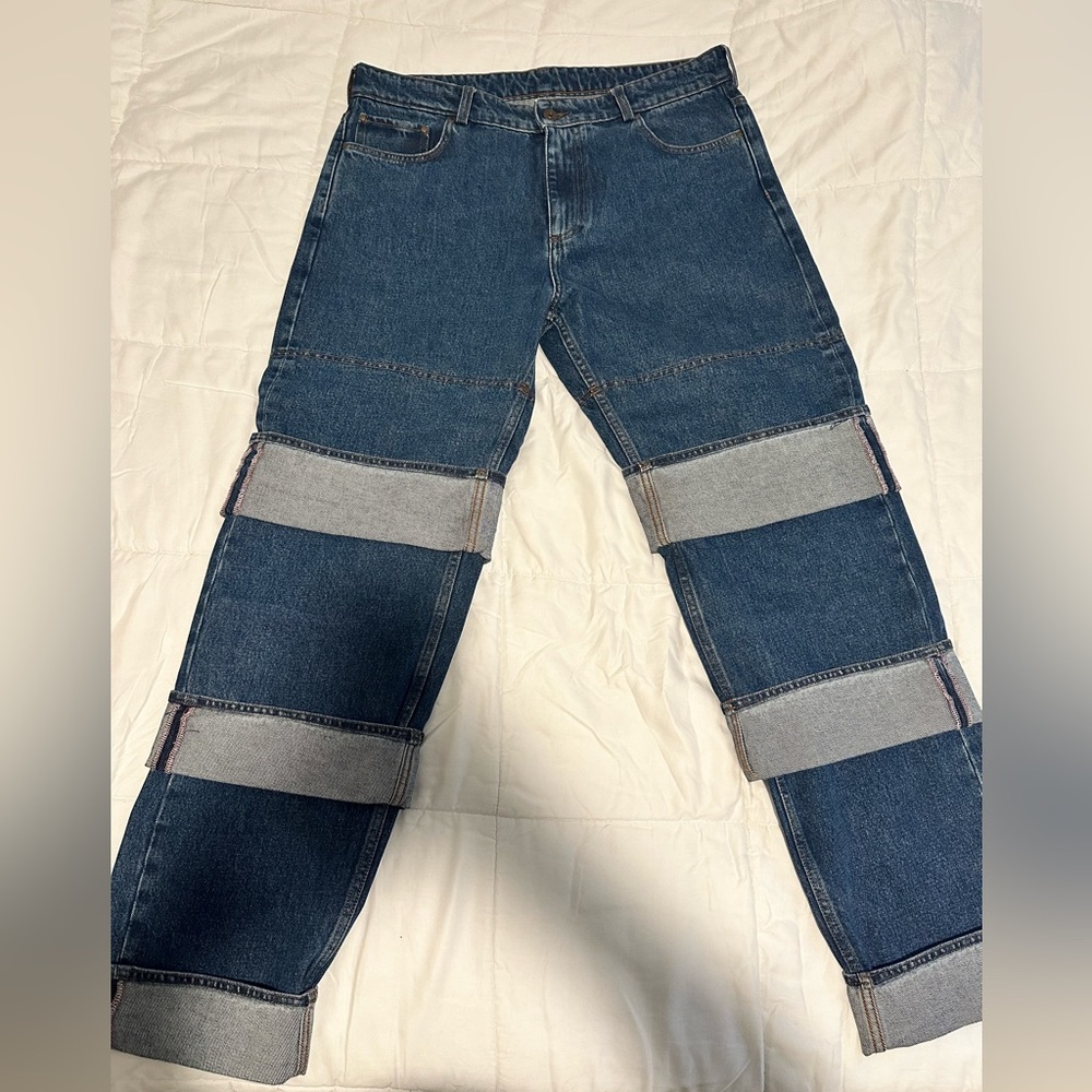 Y/Project Cuff Layered Jeans